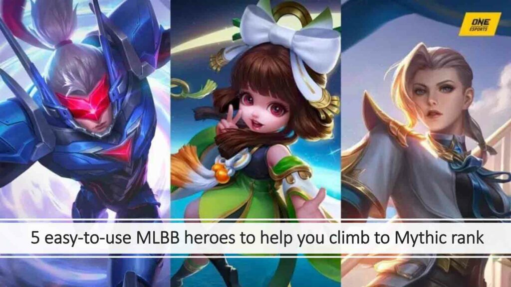 Mobile Legends: Bang Bang easy to use heroes Saber, Change, and Silvanna in ONE Esports guide
